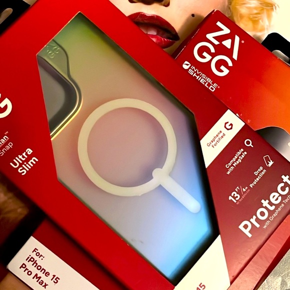 📱•🫦 ZAGG x Iphone 15 ProMax + Protector 🫦•📱